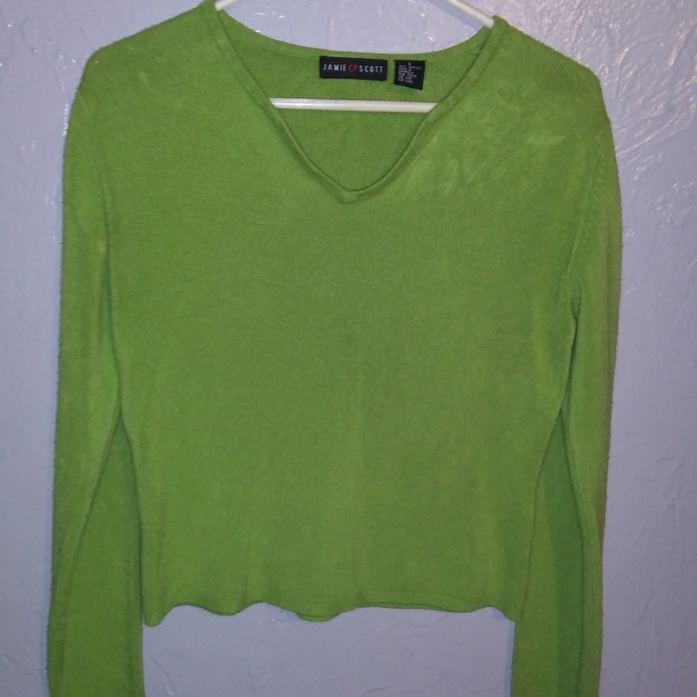 3/$10 Vintage Jamie scott girls sweater size L